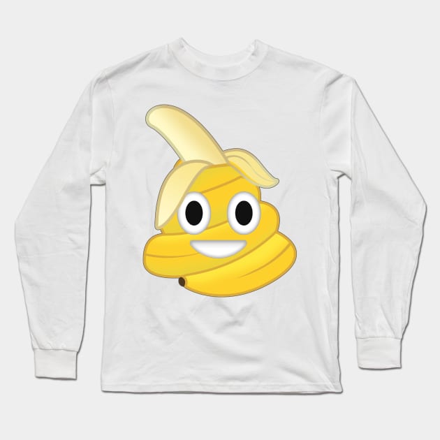 This Shit is Bananas emoji Long Sleeve T-Shirt by jimmy-digital